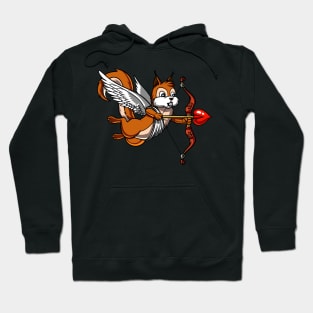 Cute Squirrel Cupid Hoodie